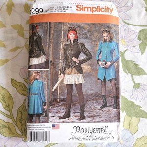UNCUT Sewing Pattern Simplicity 1299 Size 14-22